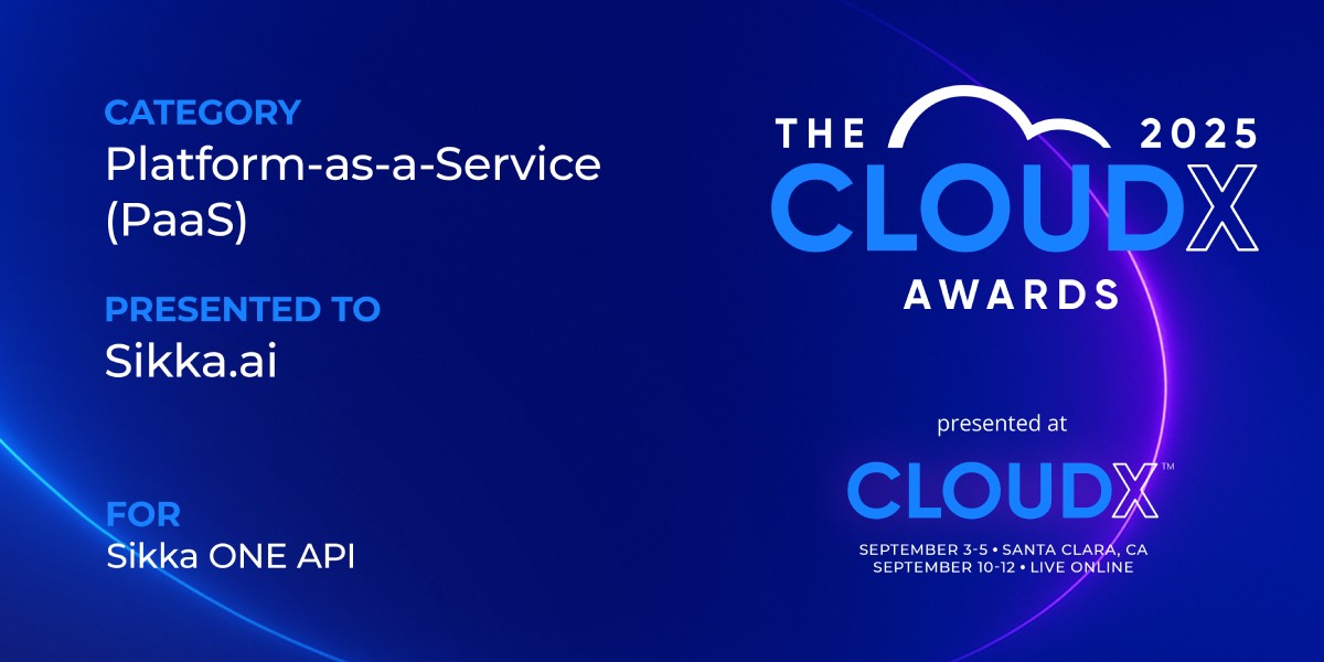 CloudX Awards 2025 Platform-as-a-Service badge